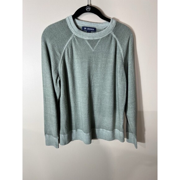 Daniel Cremieux Sweater Men’s Large Green 100% Extra Fine Merino Wool Pullover - Picture 1 of 14